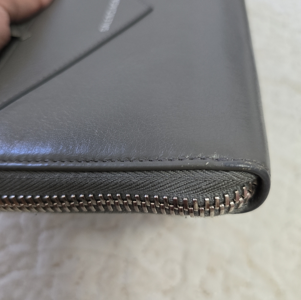 Balenciaga calfskin Papier Leather Zip Around Wallet - Picture 5 of 10